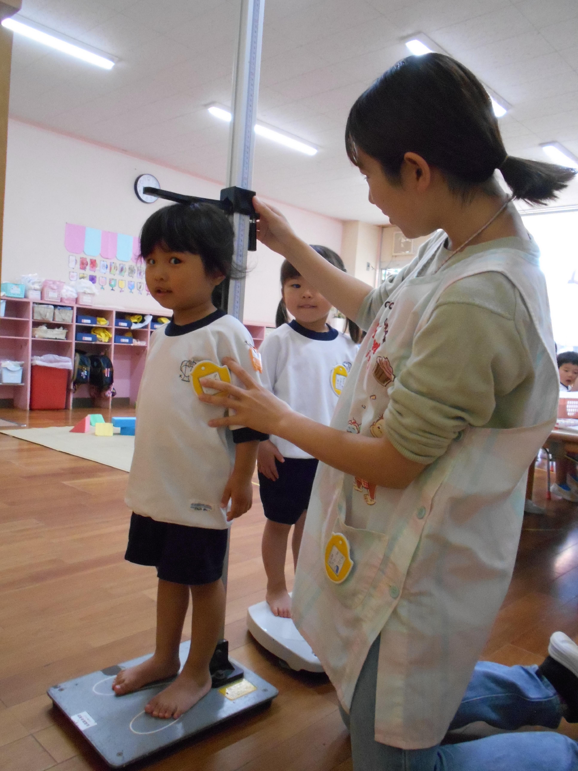 年少　身体測定