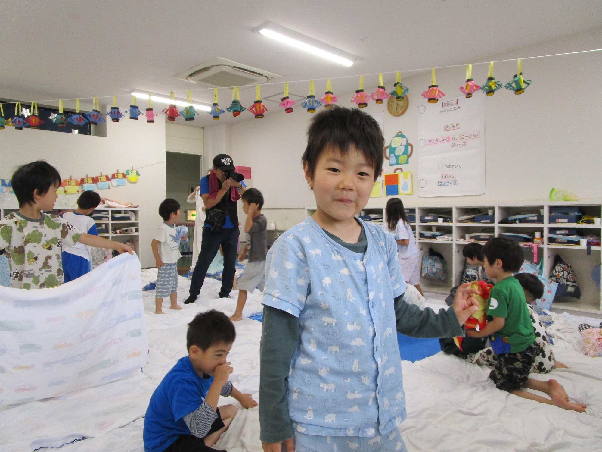 年長組　おとまり会！⑪おはようございます！