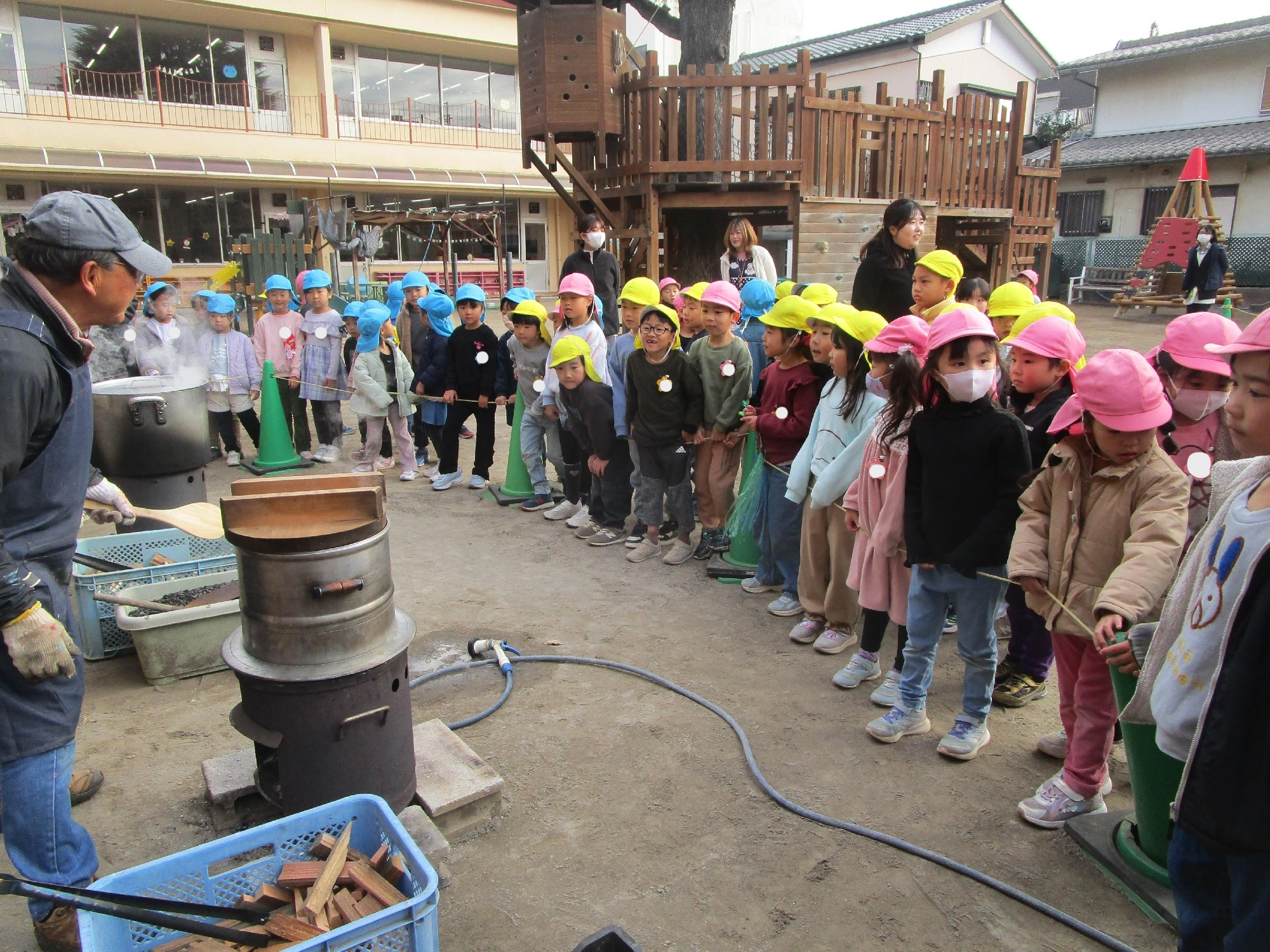 全学年　もちつき