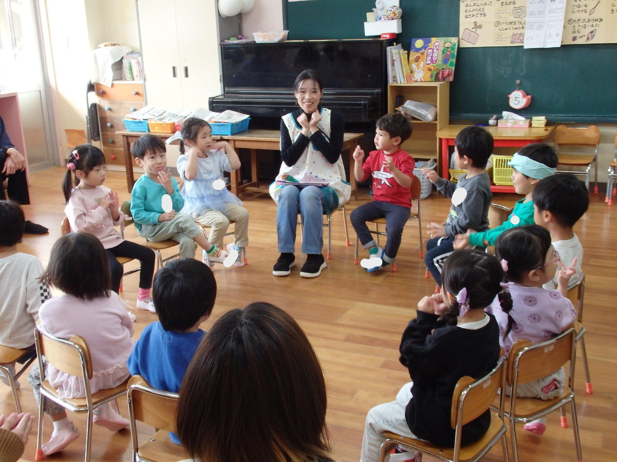 年少組　さつまいも参観