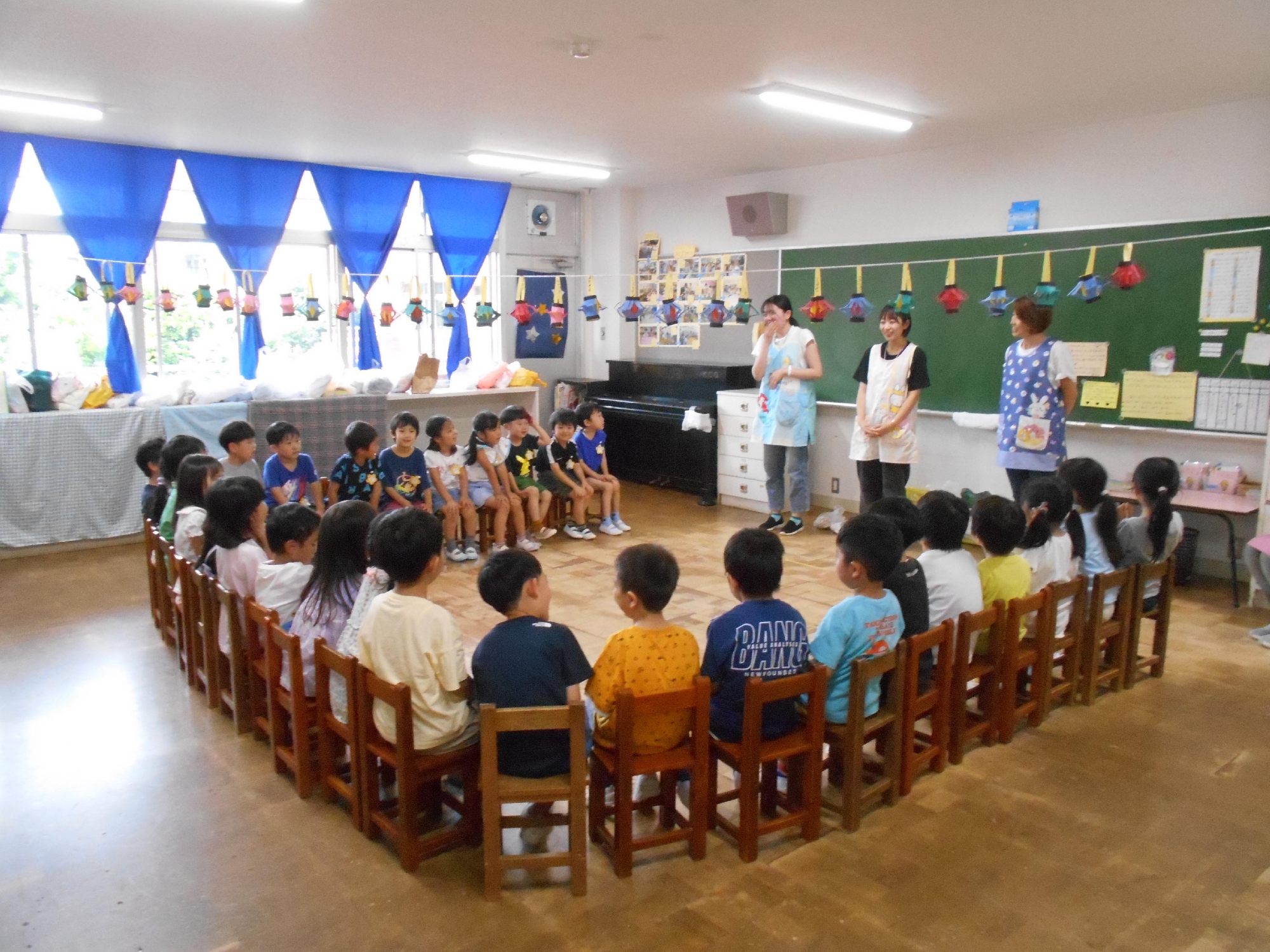 年長組　おとまり会！②こんばんはの会