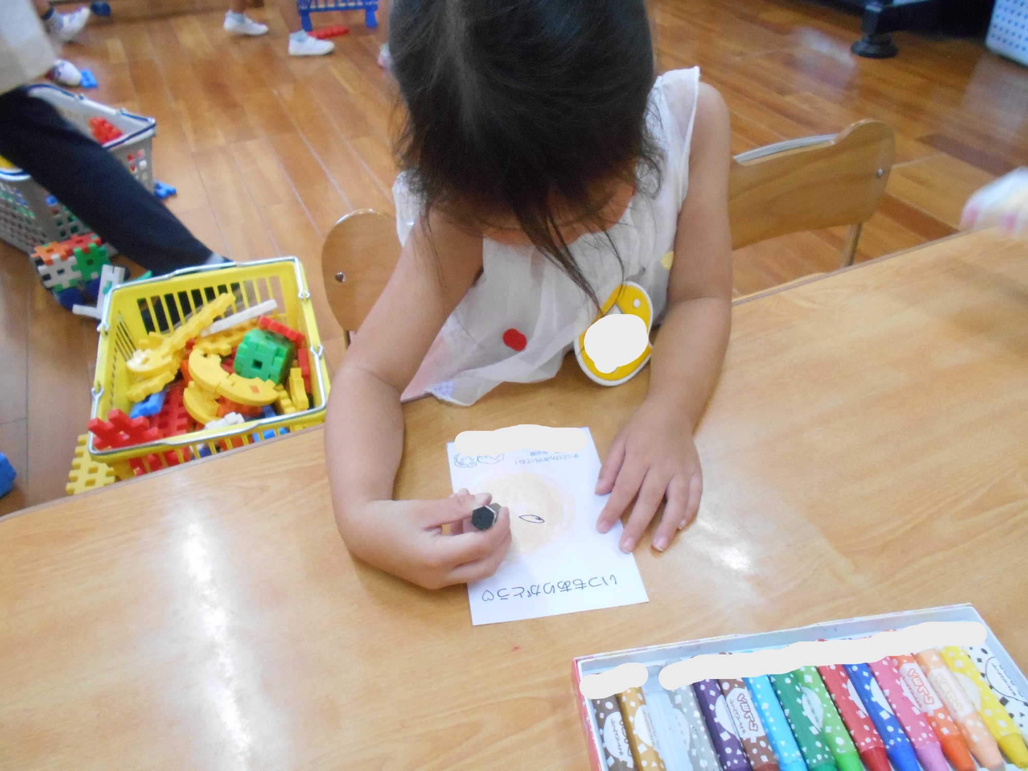 全学年　敬老の日に送るハガキ