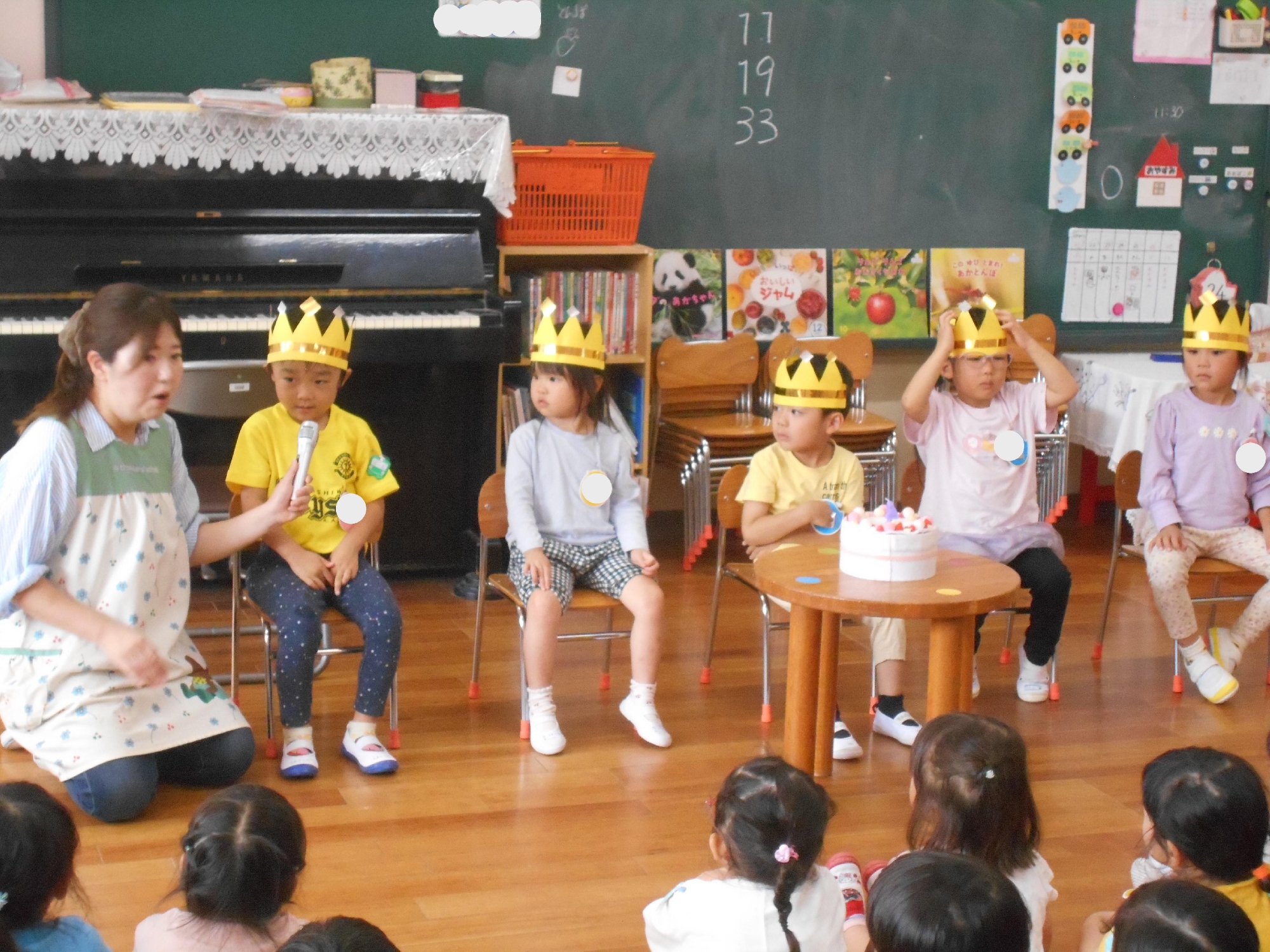 年少組　合同誕生日会