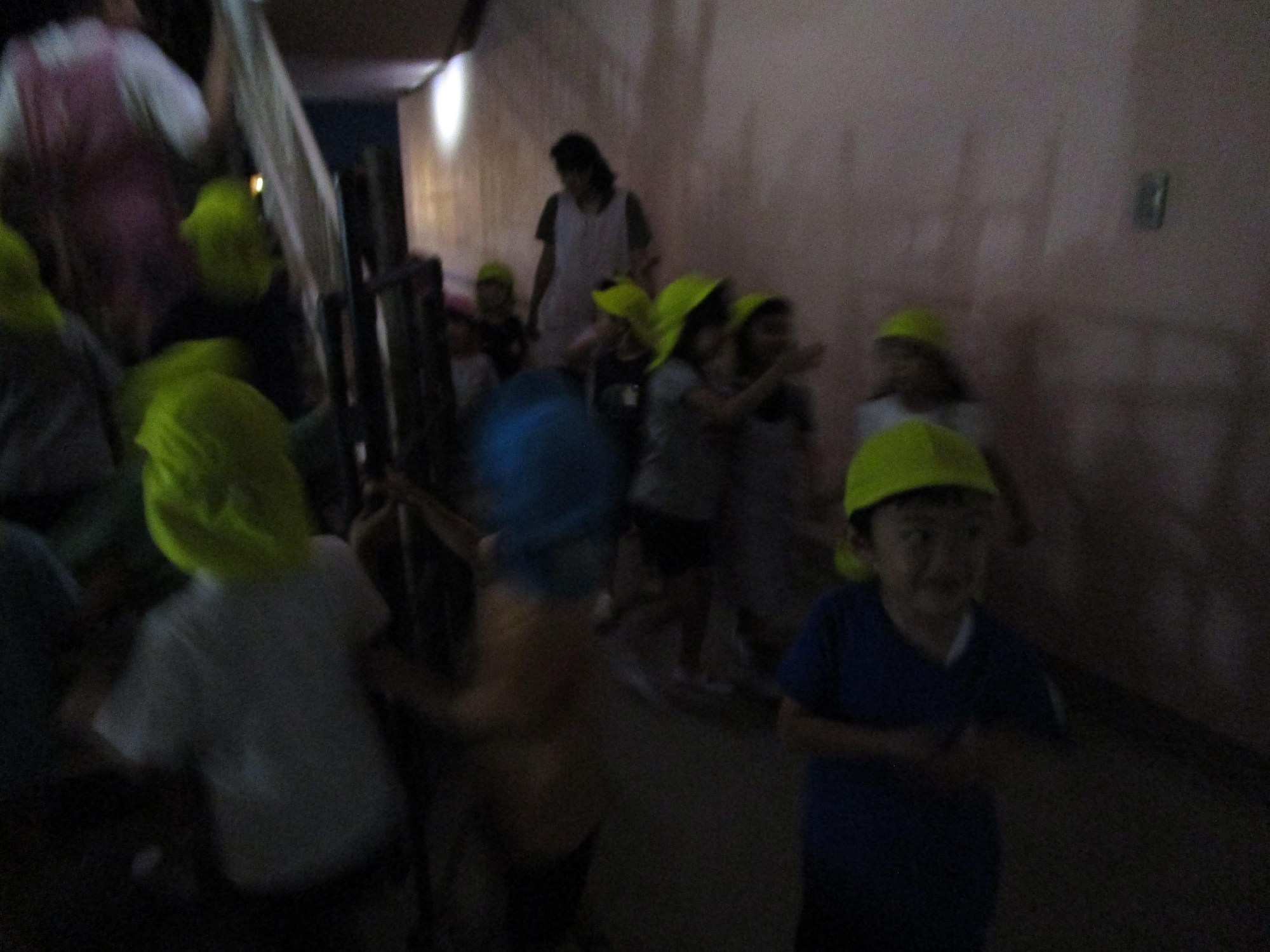 年長組　おとまり会！⑦夜の幼稚園