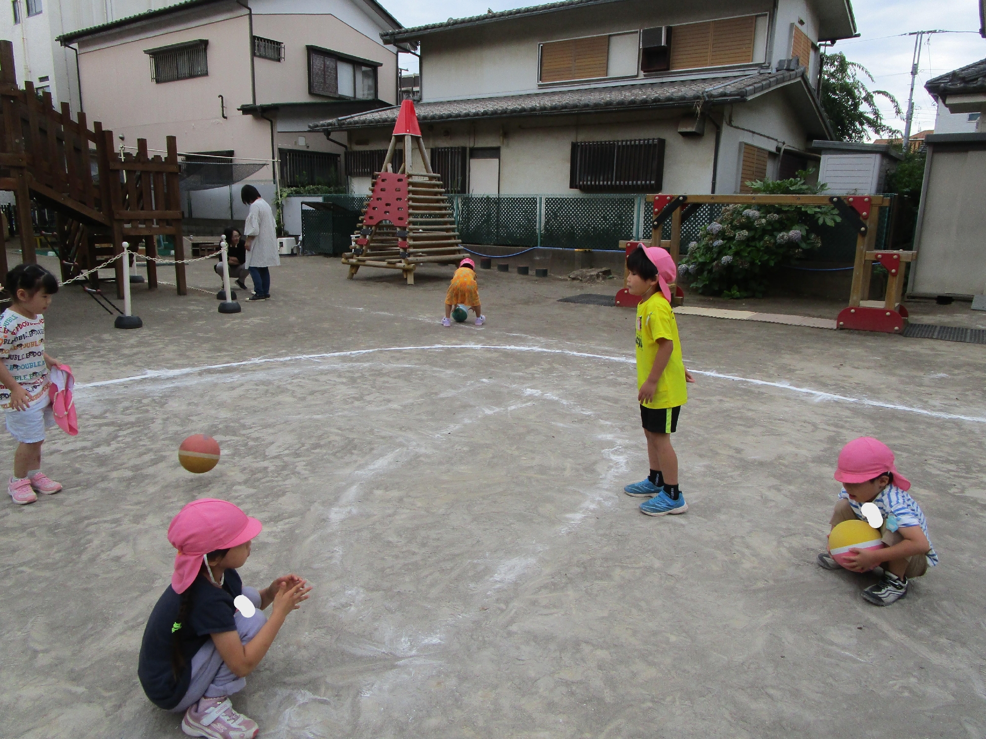 年長組　ボール遊び