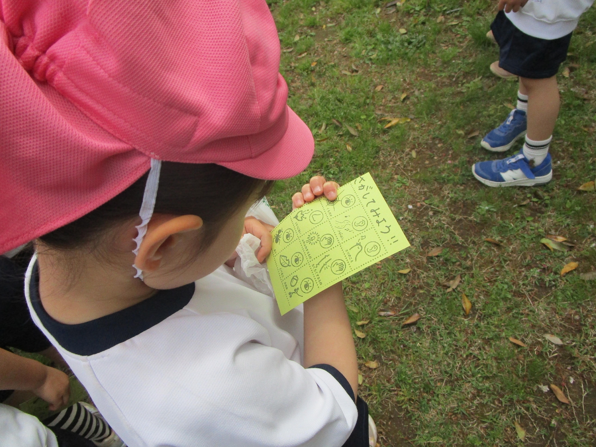 年長組園外保育～増尾城址公園ビオトープ～