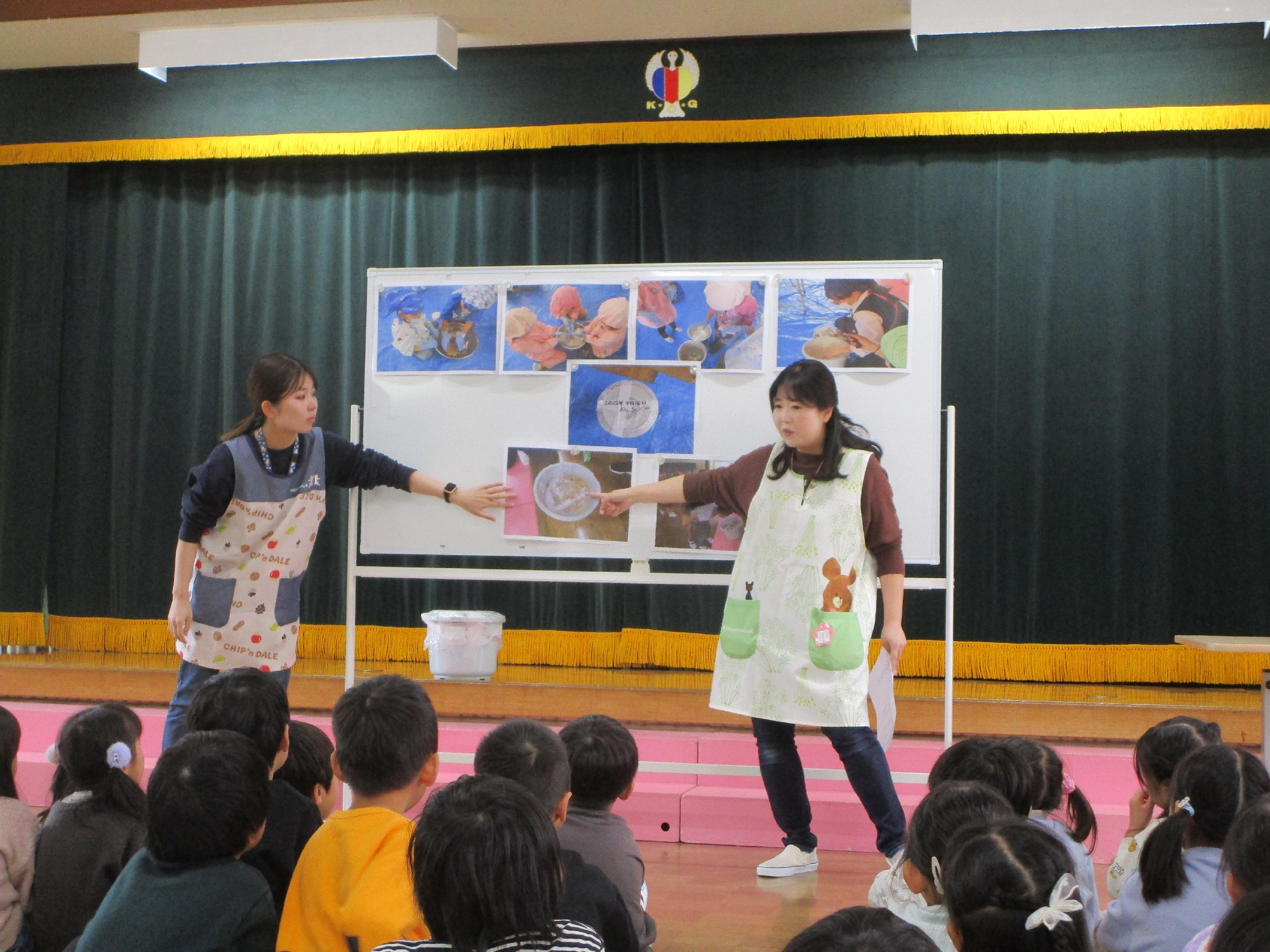 年長組　味噌開封式