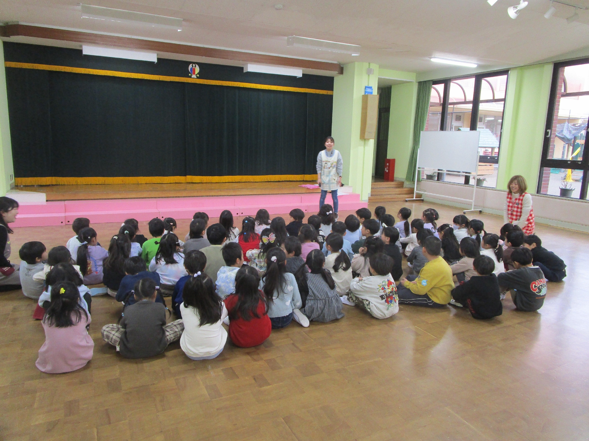 年長組　始業式