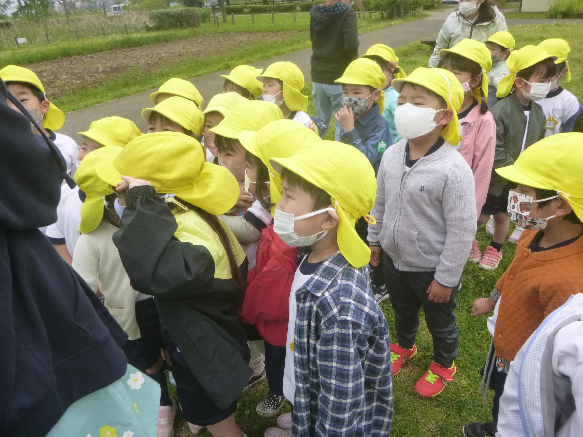 年長組　増尾城址公園