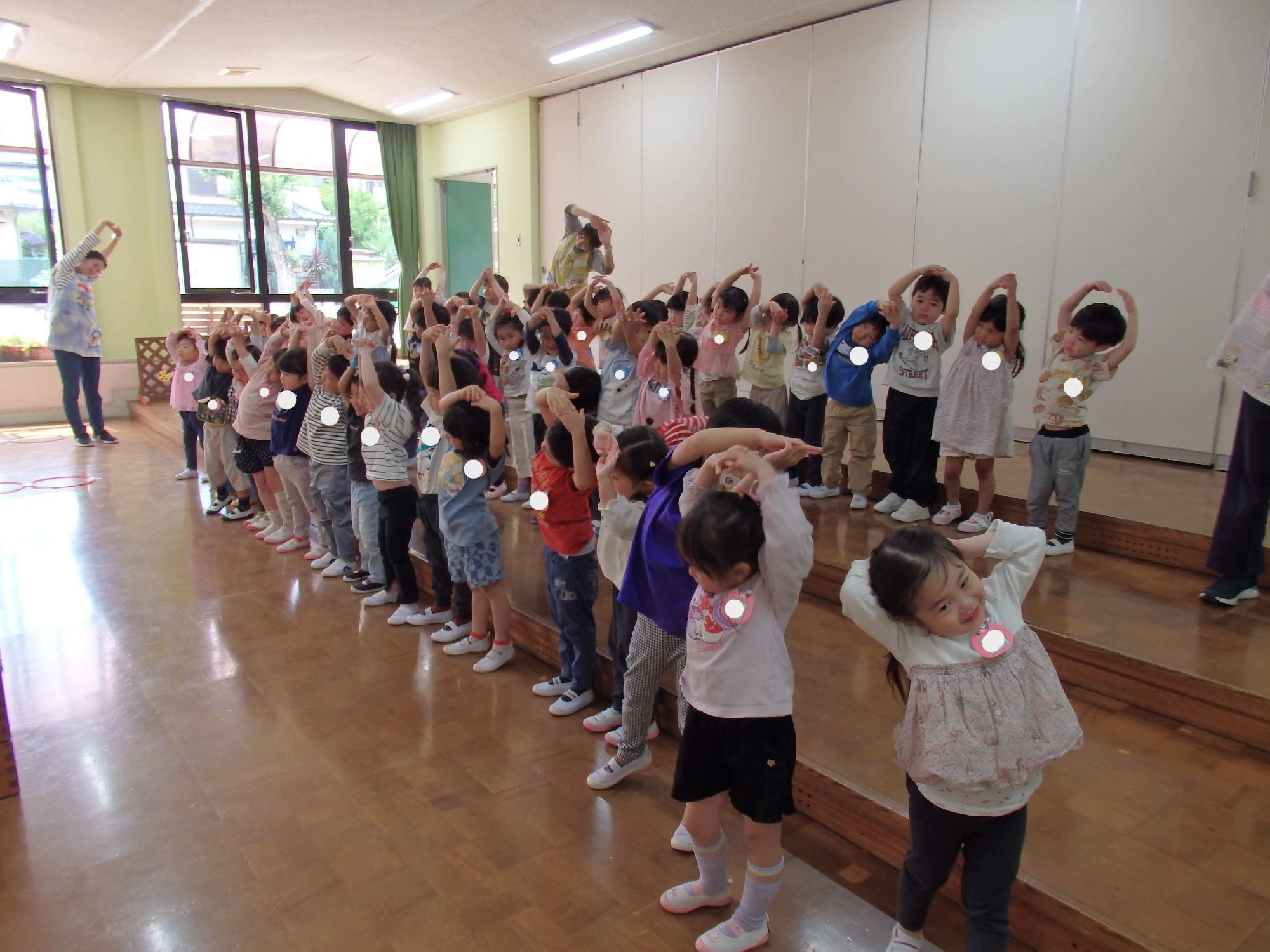 年中組　学年交流・サーキット