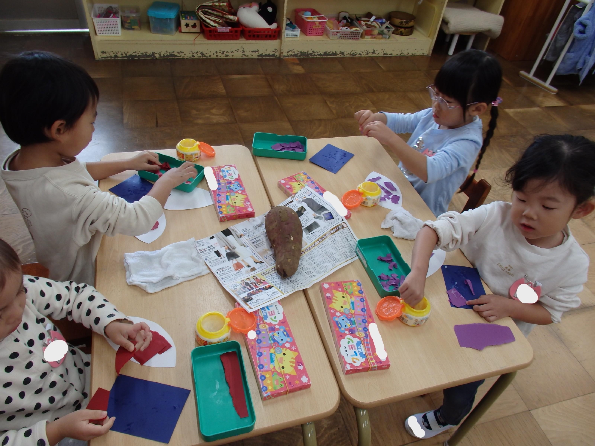 年中組　～さつまいも製作～