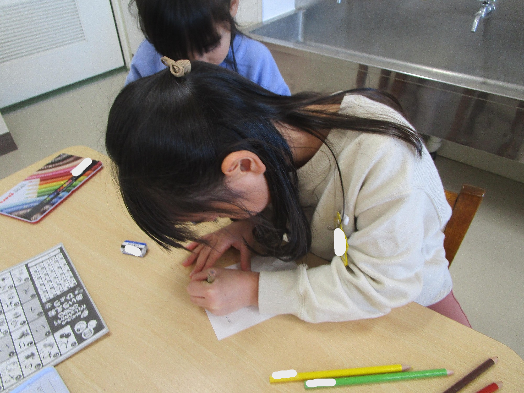 年長組　お手紙ごっこ